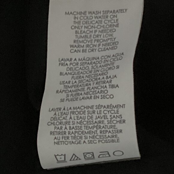 CAbi XS #3102 Harlequin Sheer Tunic Shift Dress Purple & Black Geometric 189B - Picture 9 of 9